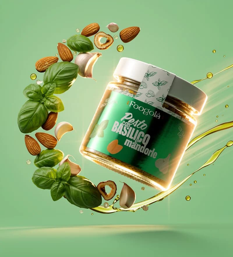 Pesto con Basilico e Mandorle